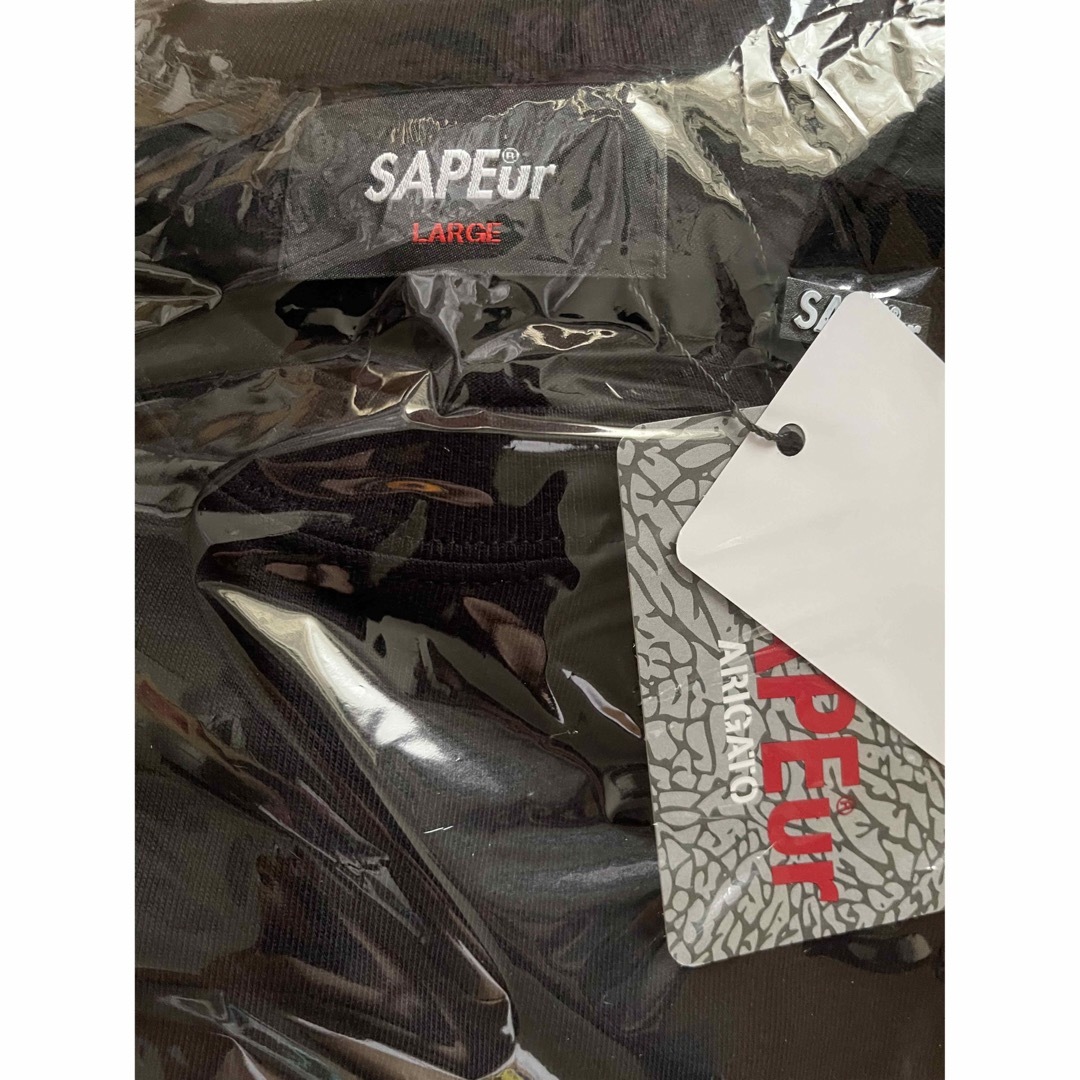 SAPEur CHERISH & CO. S/S TEE Black L - Tシャツ/カットソー(半袖/袖なし)