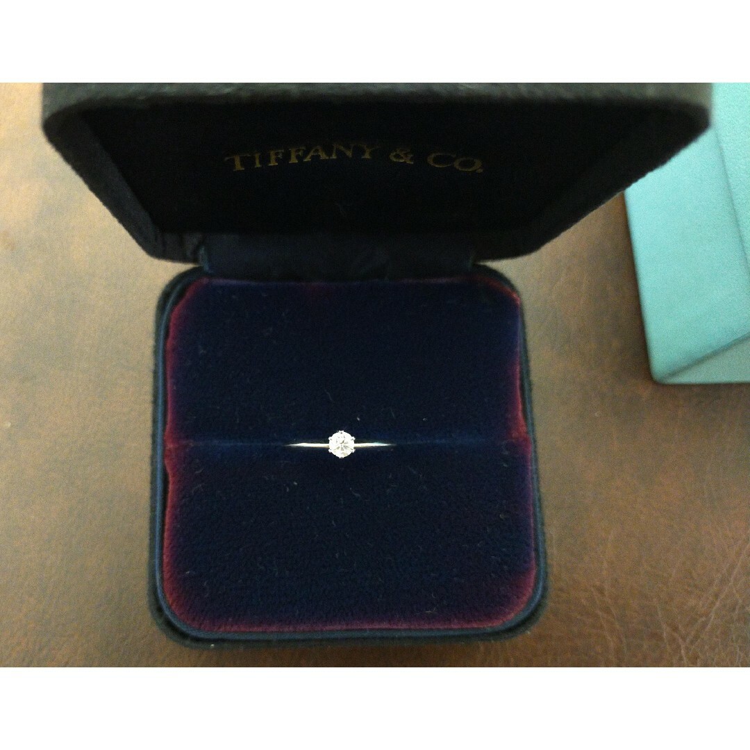 ティファニー ソリティア 0.23ct 立て爪ダイヤモンドリング www