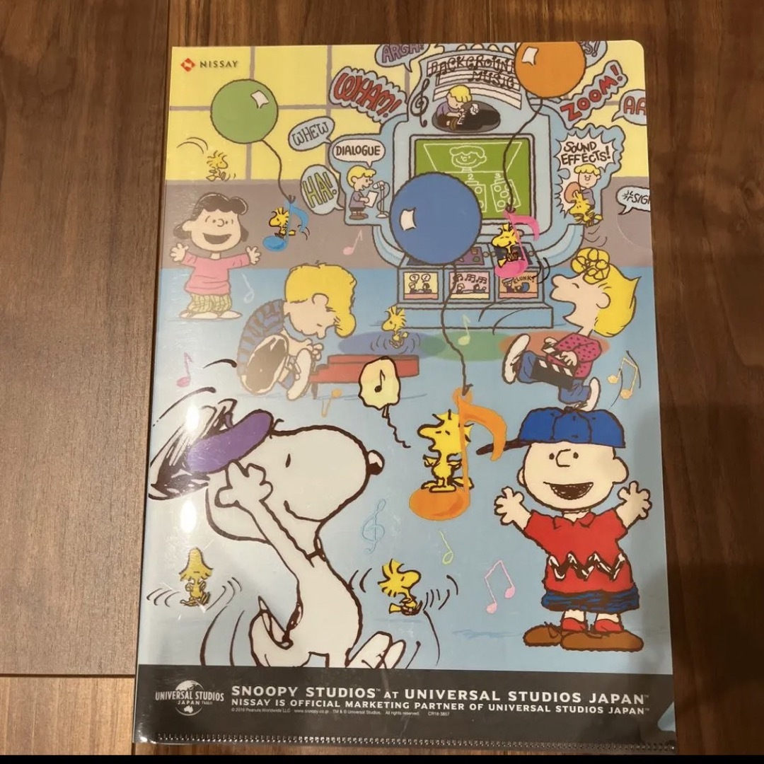 SNOOPY(スヌーピー)のスヌーピークリアファイル エンタメ/ホビーのアニメグッズ(クリアファイル)の商品写真