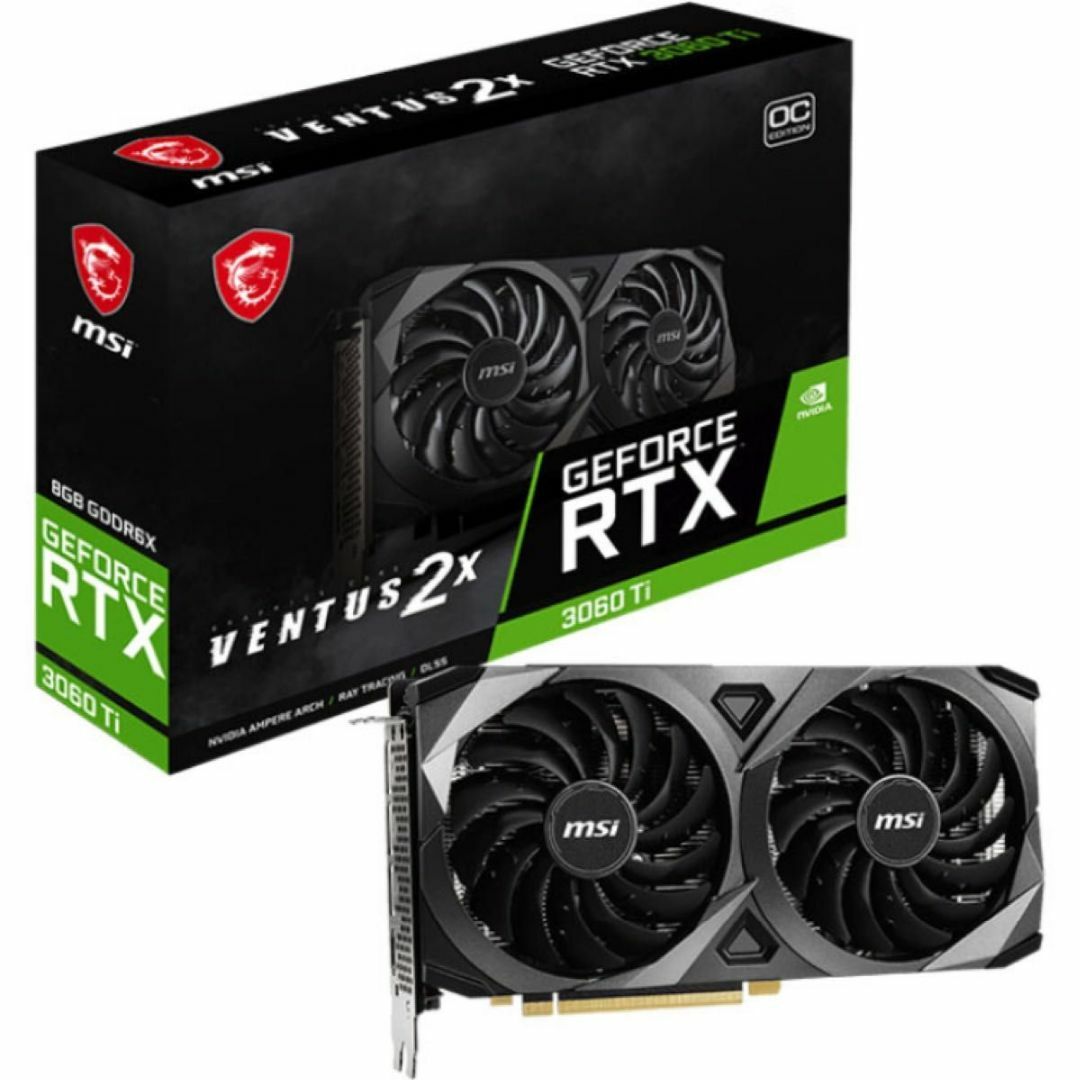 MSIメモリ容量GeForce RTX 3060 Ti VENTUS 2X 8GD6X O