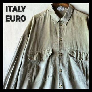 ART VINTAGE - 古着☆イタリア製 ユーロ ビンテージ ミリタリー アース