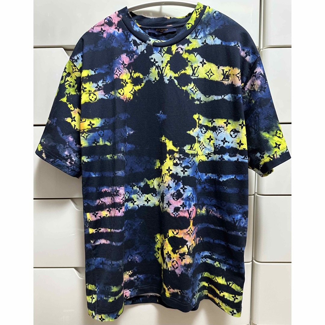 LOUIS VUITTON モノグラムタイ & ダイプリンテッドTシャツ L | www