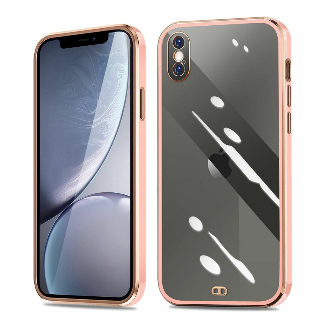 fusinong iPhoneXS/X ケース クリア 耐衝撃 透明 TPU 落