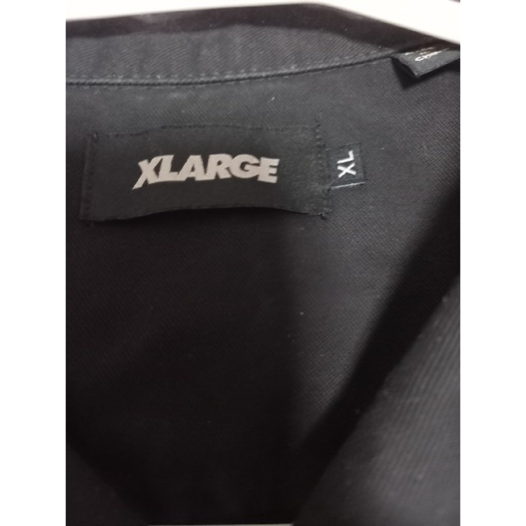 XLARGE(エクストララージ)のXLARGE　エクストララージ　ワークシャツ　ブラック　XL メンズのトップス(シャツ)の商品写真