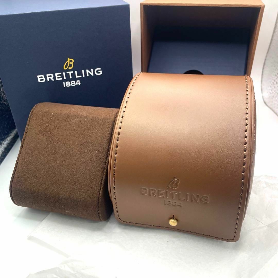 1【新品希少】BREITLING ブライトリング 時計 箱 BOX レザー 本革