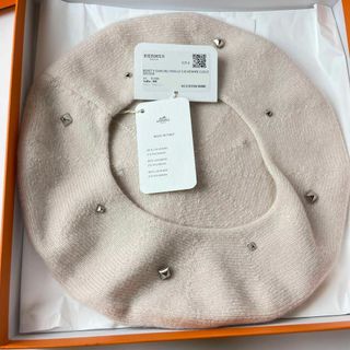 定価約10万 新品 未使用 エルメス HERMES ベレー帽 スタッズ 箱付き | フリマアプリ ラクマ