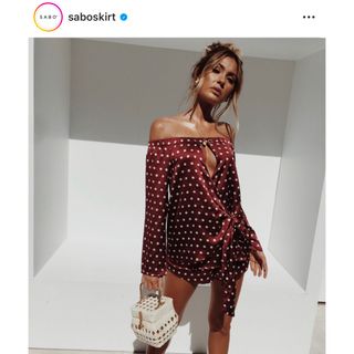 エイソス(asos)のsabo skirt ロンパース　プレイスーツ　新品(オールインワン)