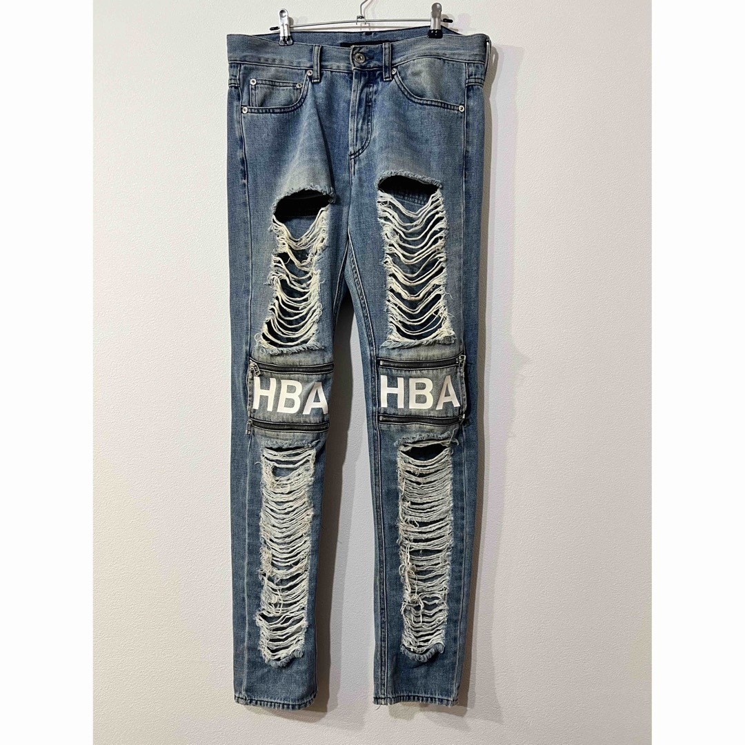 名作 HBA hood by air ダメージデニム