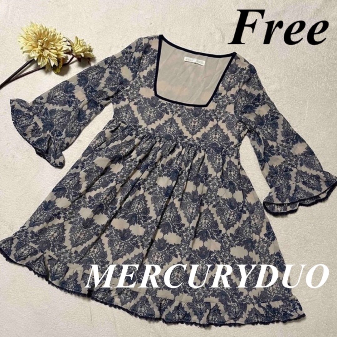 MERCURYDUO(マーキュリーデュオ)の大特価セール中　マーキュリーデュオ  MERCURYDUO 💞ワンピース　即発送 レディースのワンピース(ひざ丈ワンピース)の商品写真