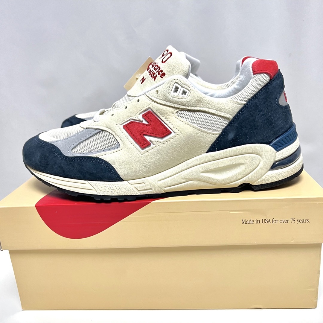 New Balance(ニューバランス)の29cm 新品 USA製 ニューバランス 990 V2 スニーカー アメリカ メンズの靴/シューズ(スニーカー)の商品写真