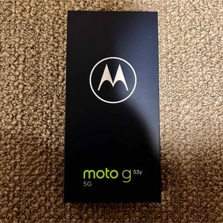 新品 残積0 SIMフリー】Moto g53y 5G インクブラック①-