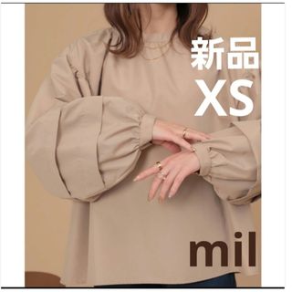 【新作】mil ミル chiii ボリュームスリーブブラウス　低身長　小柄(シャツ/ブラウス(長袖/七分))