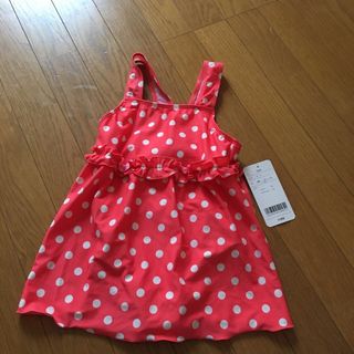 新品　水玉　水着　女の子　ドット　140(水着)