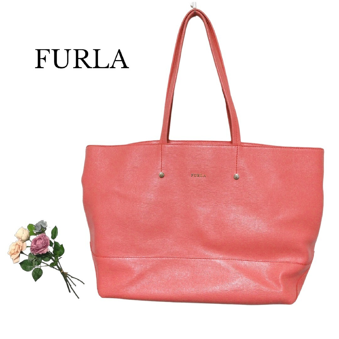 新品　値下げ　フルラ  トートバッグ　FURLA ピンク