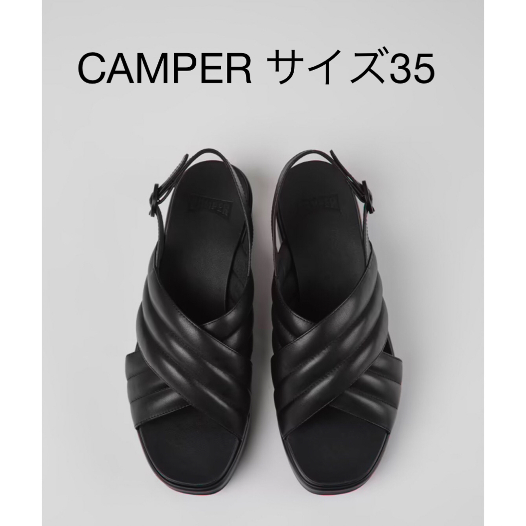 CAMPER(カンペール)のCAMPER カンペール　Misiaミシア　サンダル　ブラック　サイズ35 レディースの靴/シューズ(サンダル)の商品写真