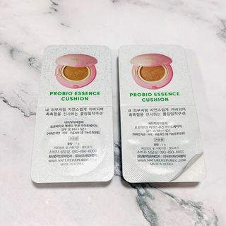 ネイチャーリパブリック(NATURE REPUBLIC)の新品未開封⭐️NATUREREPUBLIC クッションファンデサンプル×2(ファンデーション)