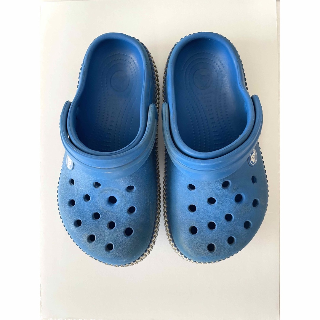 crocs crocs クロックス サンダル 20cm J2 青 ブルー ジュニア キッズの通販 by kanaemoa's shop｜クロックス ならラクマ