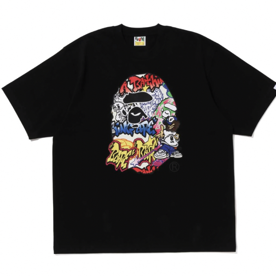 【新品】A BATHING APE ベイシング　エイプ　黒Tシャツ