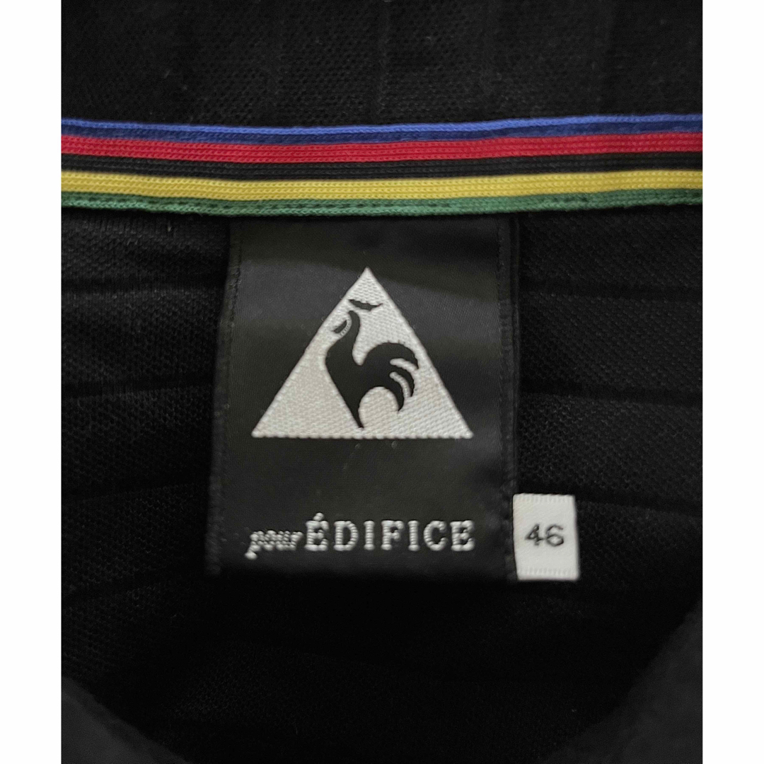 EDIFICE(エディフィス)のポロシャツ 黒 エディフィス メンズのトップス(ポロシャツ)の商品写真