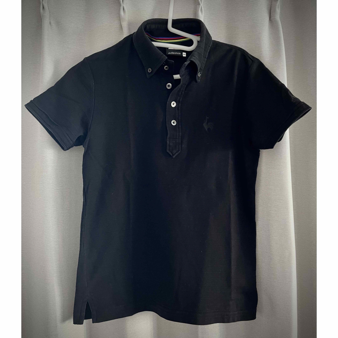EDIFICE(エディフィス)のポロシャツ 黒 エディフィス メンズのトップス(ポロシャツ)の商品写真
