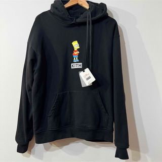 キス(KITH)のkith x The Simpsons Bart スウェット パーカー ブラック(パーカー)