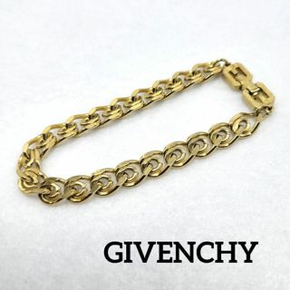 ジバンシィ(GIVENCHY)の【美品】GIVENCHY ブレスレット シンプル ゴールド(ブレスレット/バングル)