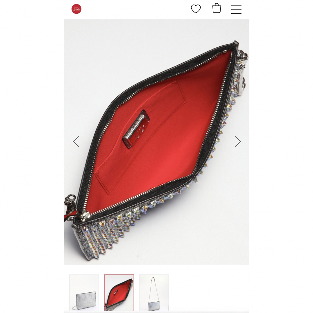 Christian Louboutin(クリスチャンルブタン)の正規品！極美品！Christian Louboutinクリスチャンルブタンバッグ レディースのバッグ(クラッチバッグ)の商品写真