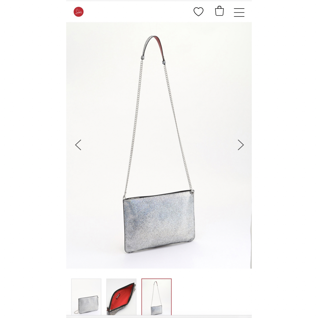 Christian Louboutin(クリスチャンルブタン)の正規品！極美品！Christian Louboutinクリスチャンルブタンバッグ レディースのバッグ(クラッチバッグ)の商品写真