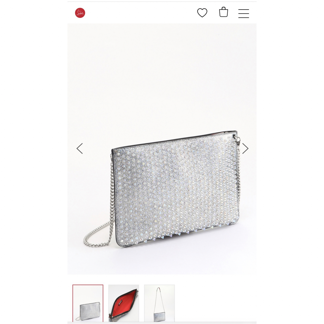 Christian Louboutin(クリスチャンルブタン)の正規品！極美品！Christian Louboutinクリスチャンルブタンバッグ レディースのバッグ(クラッチバッグ)の商品写真