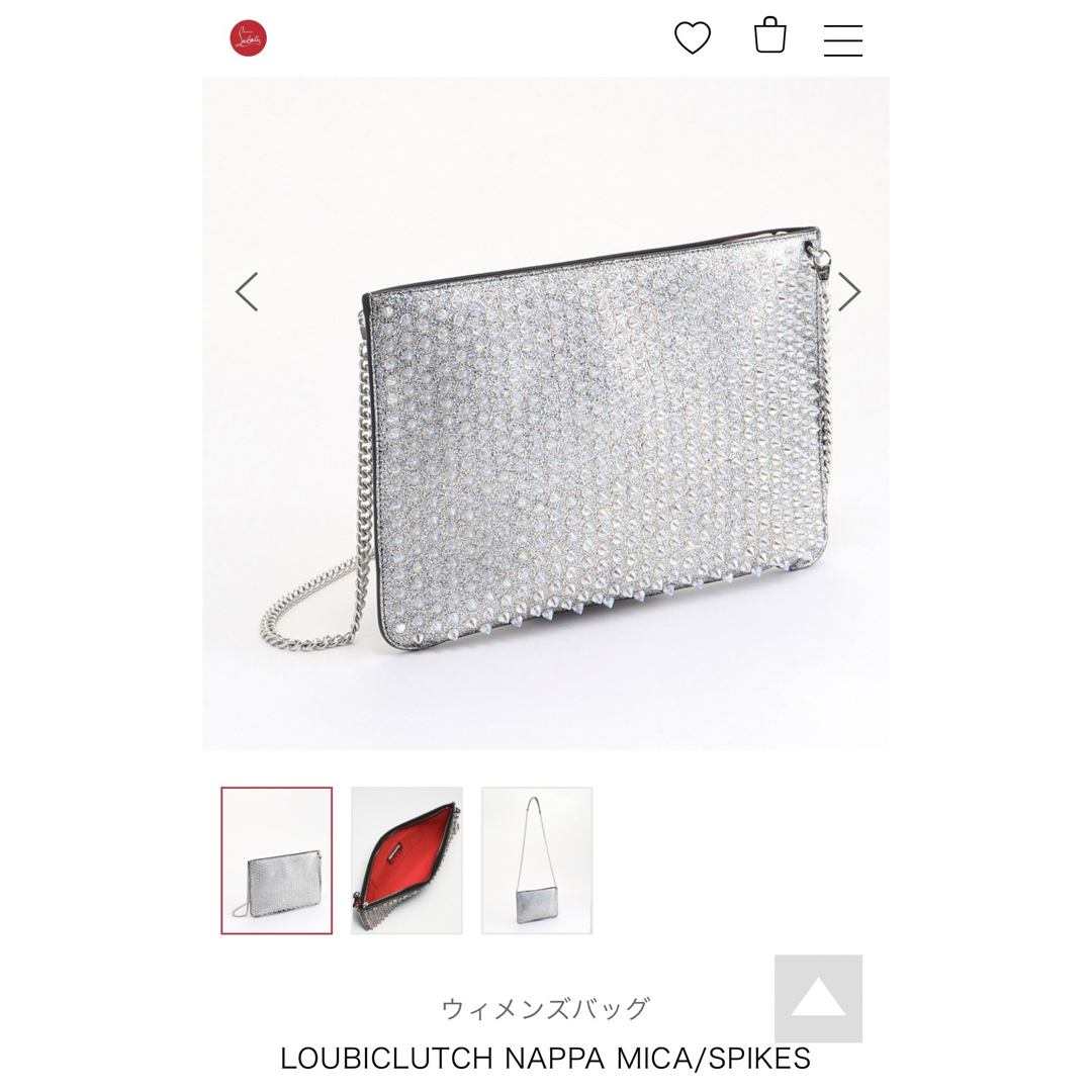 Christian Louboutin(クリスチャンルブタン)の正規品！極美品！Christian Louboutinクリスチャンルブタンバッグ レディースのバッグ(クラッチバッグ)の商品写真