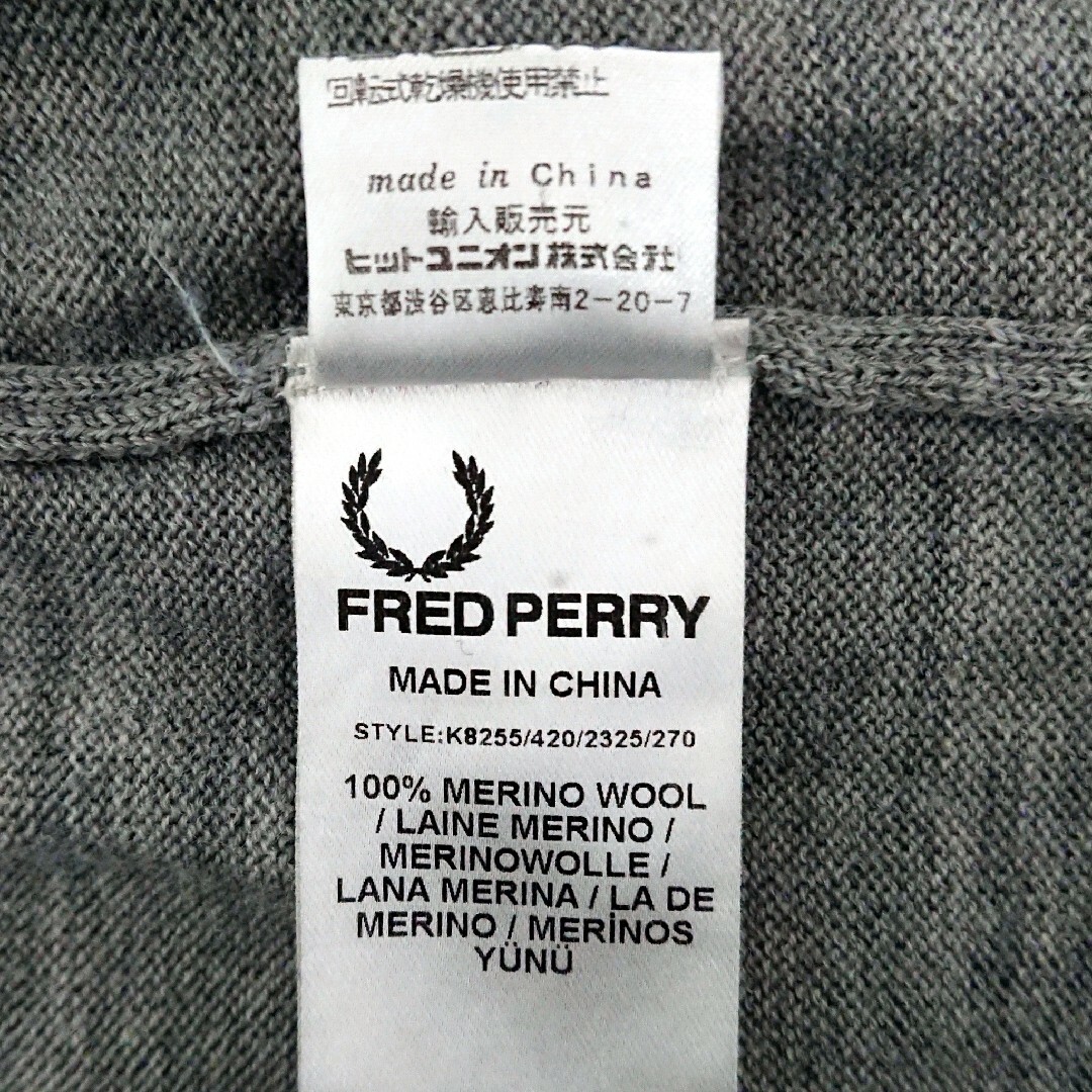コメントな FRED ロゴ刺繍 ウール100% ケーブルニット/セーターの通販