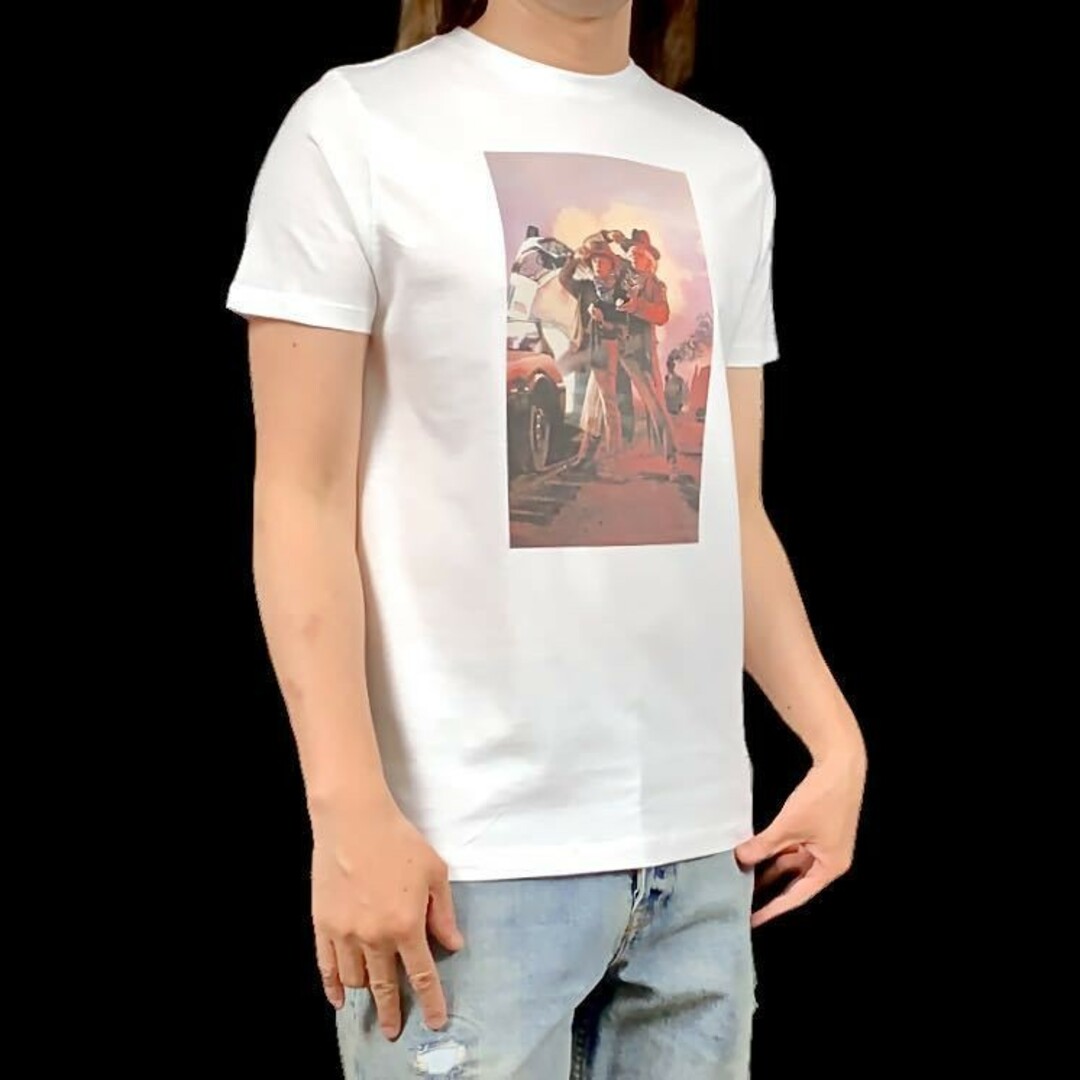 新品 エモい バックトゥザフューチャー3 マーティドク Tシャツ