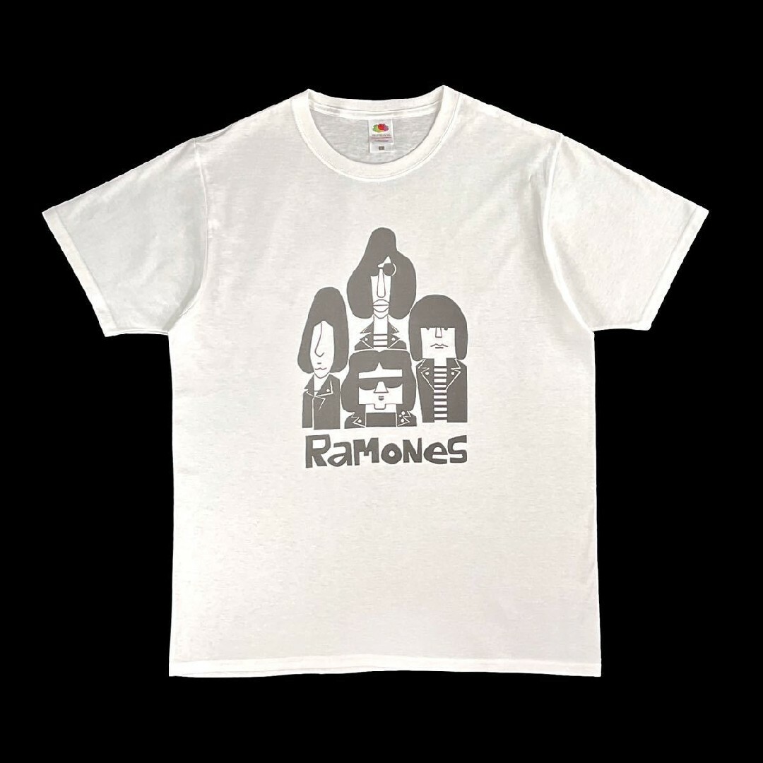 新品 デフォルメ コミカル RAMONES ラモーンズ NY パンク Tシャツ メンズのトップス(Tシャツ/カットソー(半袖/袖なし))の商品写真