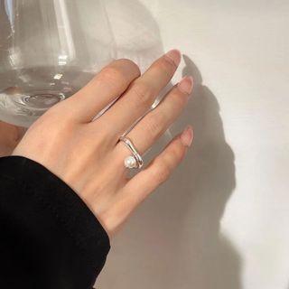 エディットフォールル(EDIT.FOR LULU)の【新品】pearl ring / silver(リング(指輪))