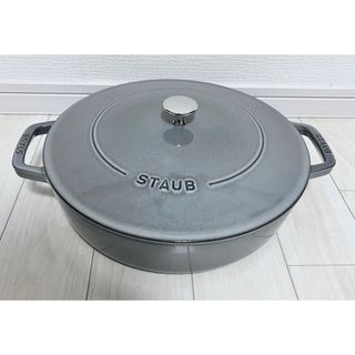 ストウブ(STAUB)のSTAUB ストウブ ブレイザーソテーパン 28cm グレー(鍋/フライパン)