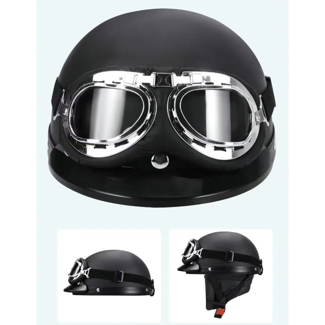 マットブラック原付ヘルメット半ヘルハーフヘルメット ハーレー マットブラック原付ヘルメット半ヘルハーフヘルメット ハーレー