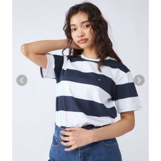 トミーヒルフィガー(TOMMY HILFIGER)のTOMMY ボーダー半袖tシャツ(Tシャツ(半袖/袖なし))