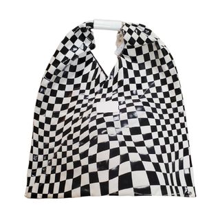 新品未使用】タグ付きmm6マルジェラチェッカー柄ジャパニーズバッグ-