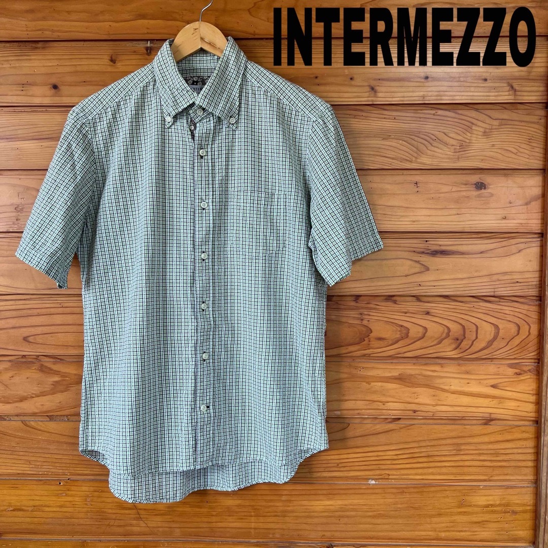 INTERMEZZO(インターメッツォ)のインターメッツォ　シャツ　サッカー生地 メンズのトップス(シャツ)の商品写真