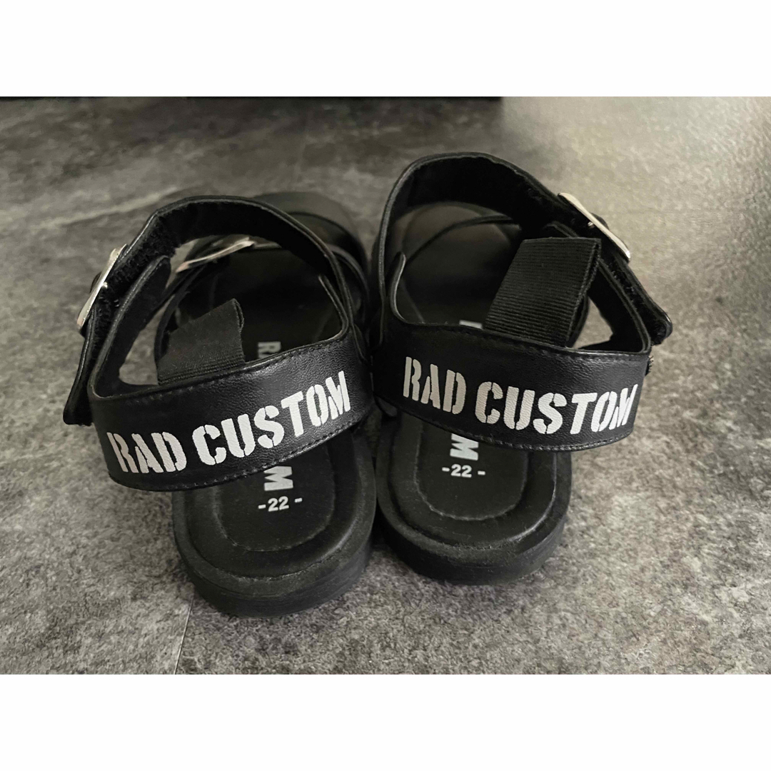 RAD CUSTOM(ラッドカスタム)の【美品】RUDCUSTOM ラッドカスタム 男の子 kids サンダル 22cm キッズ/ベビー/マタニティのキッズ靴/シューズ(15cm~)(サンダル)の商品写真