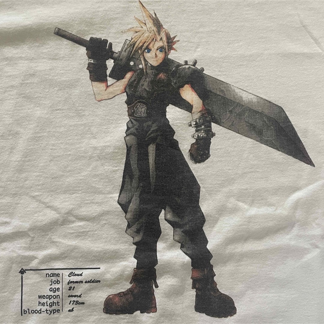 【美品】90s FF7 ファイナルファンタジー7 クラウドゲームTシャツ XL