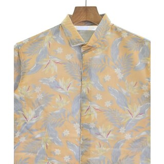 kolor カラー カジュアルシャツ 2(M位) オレンジxグレーx白等(花柄) 【古着】【中古】
