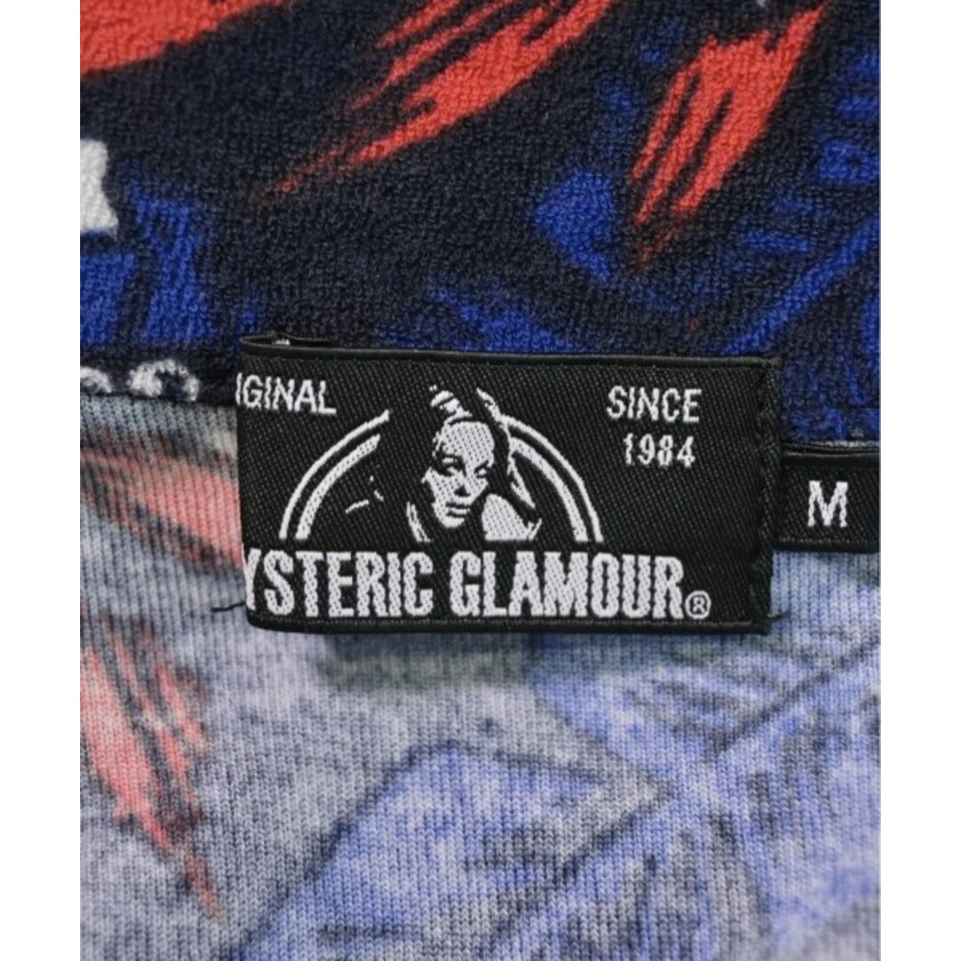 HYSTERIC GLAMOUR カジュアルシャツ M 紺x青x赤等(総柄) - シャツ