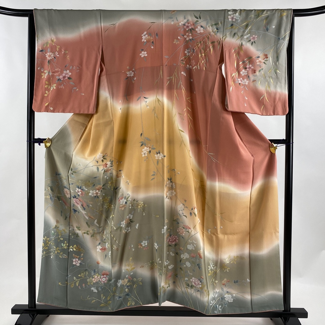 訪問着 身丈155cm 裄丈65cm 正絹 美品 秀品
