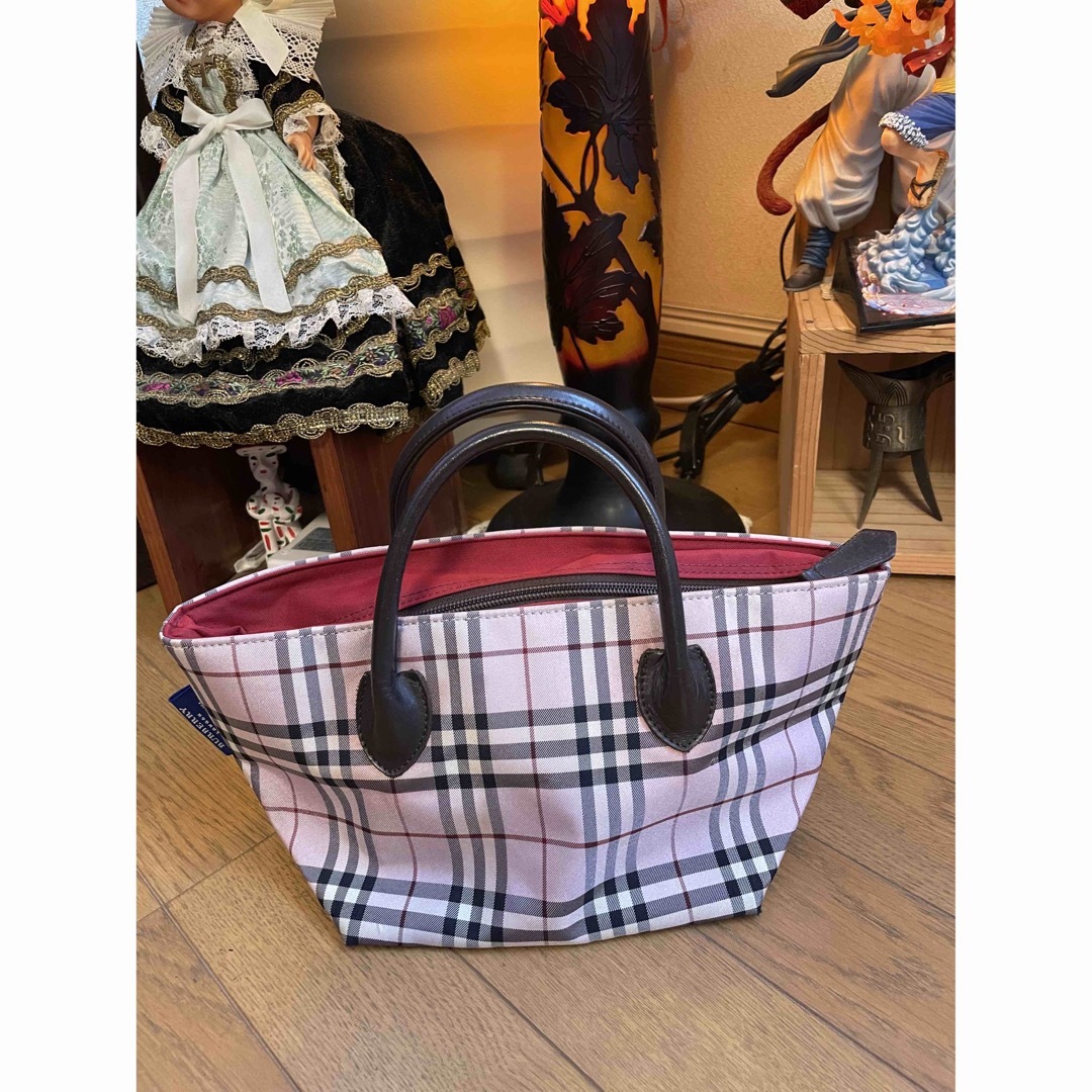 新品 BURBERRY バーバリーブルーレーベルトートバッグ - ハンドバッグ