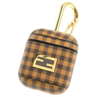 フェンディ(FENDI)のFENDI フェンディ 小物類（その他） - ベージュx茶(チェック) 【古着】【中古】(その他)