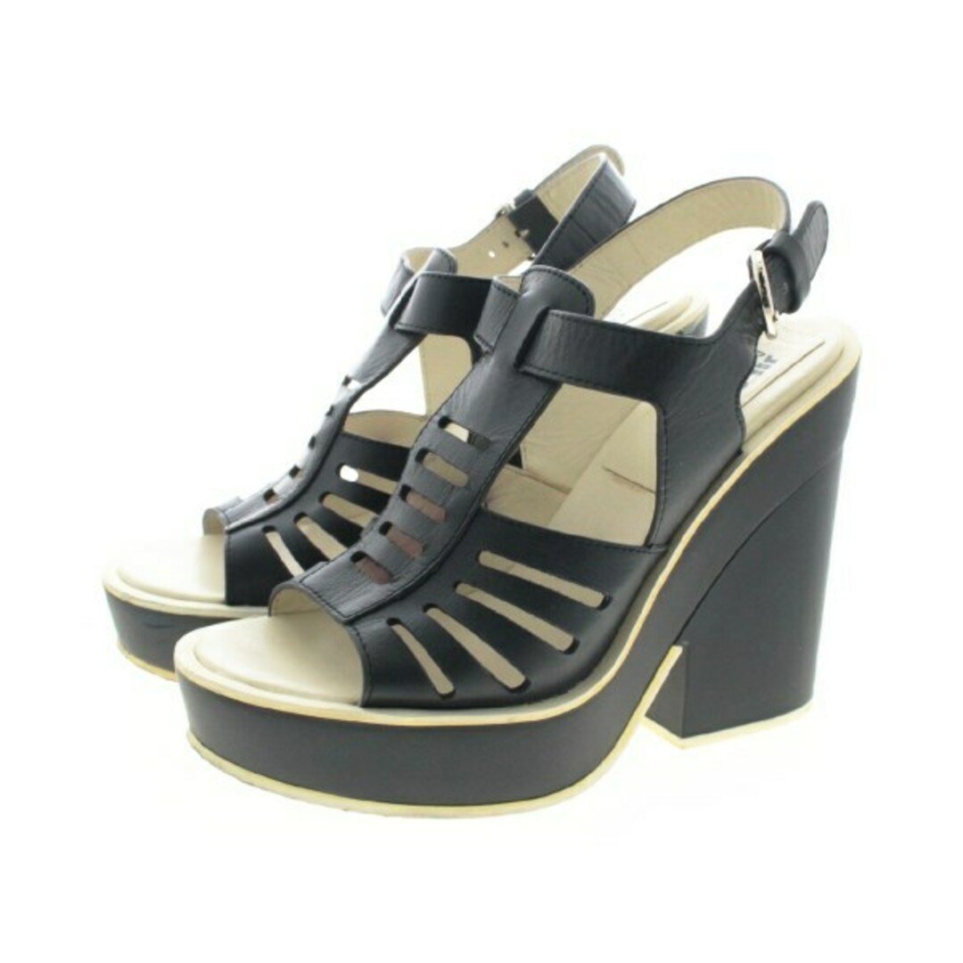 JIL SANDER NAVY サンダル EU37(23.5cm位) 紺