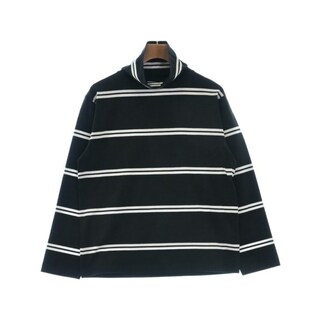 WELLDER Tシャツ・カットソー 4(XL位) 黒x白(ボーダー) 【古着】【中古】(Tシャツ/カットソー(半袖/袖なし))