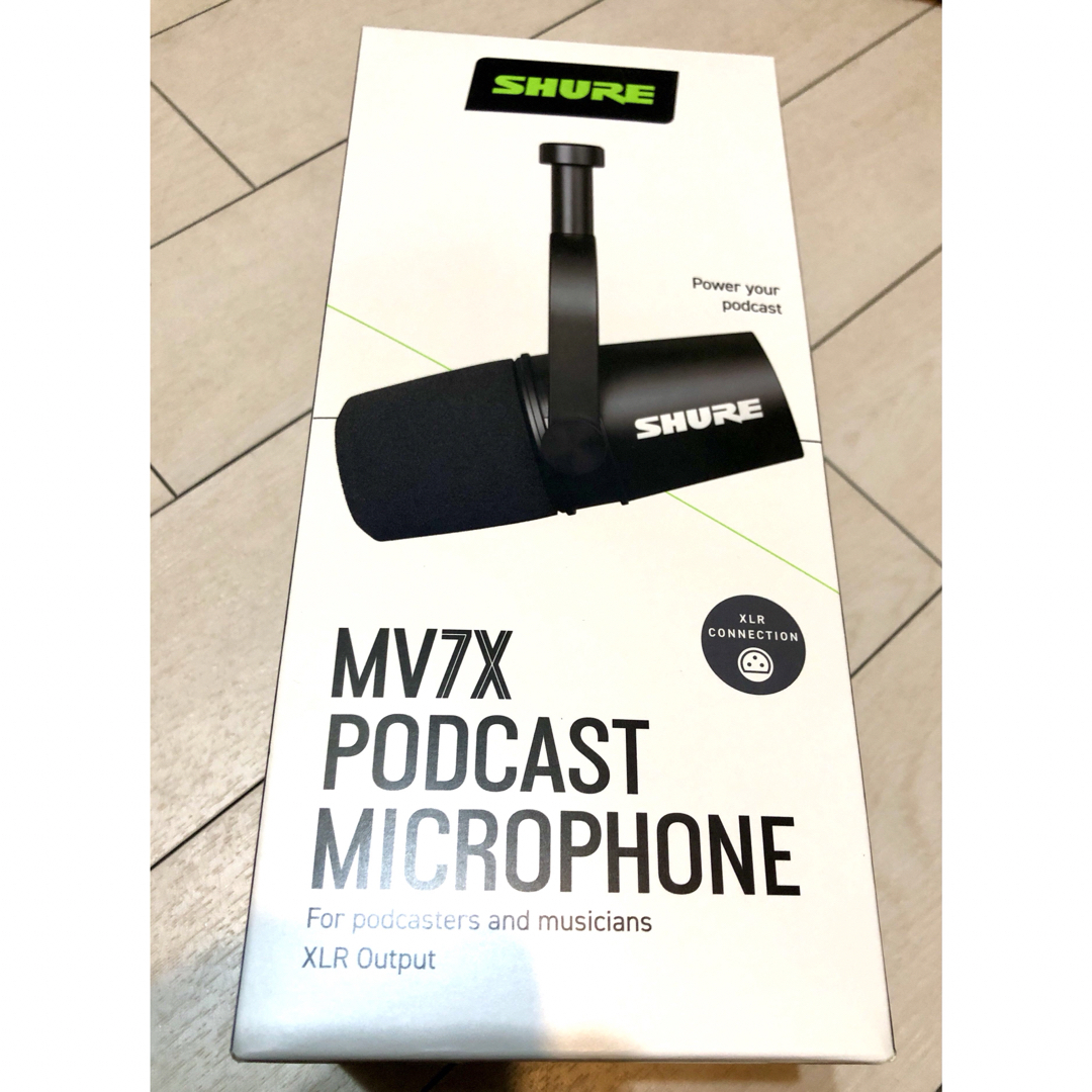 中古 SHURE MV7 USB XLR ポッドキャスト用 ダイナミックマイク 中古 SHURE MV7 USB XLR ポッドキャスト用 ダイナミックマイク