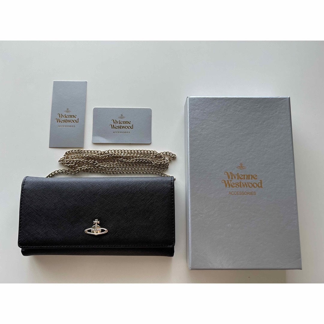 Vivienne Westwood  財布　チェーン　ブラック
